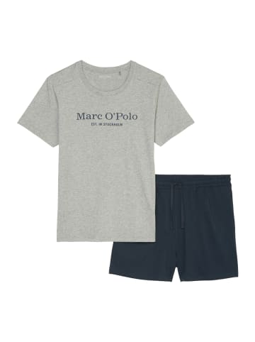 Marc O'Polo Pyjama Mix & Match Cotton in Grau/Blau