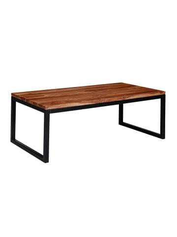 KADIMA DESIGN Couchtisch | Sheesham/Metall, 110x60x40cm, Industrial