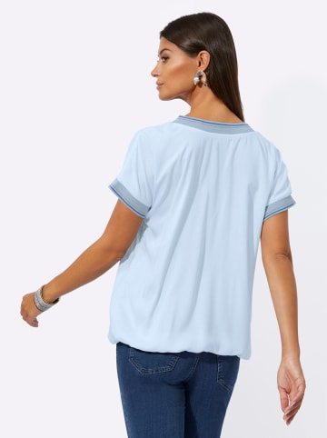 creation L Bluse in hellblau