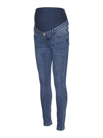 Vero Moda Umstandsjeans mit Skinny Fit in Medium Blue Denim 1