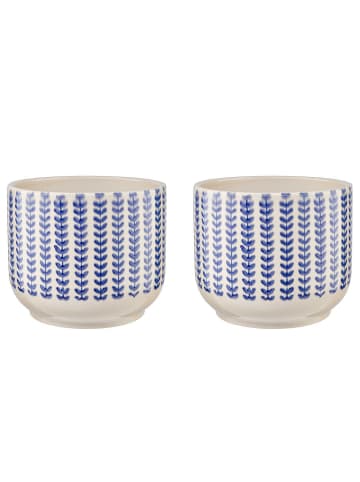 Butlers Blumentopf DELFT 2er-Set in Blau