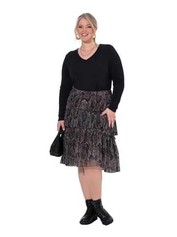 MIAMODA Midirock in haselnussbraun