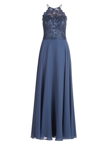Vera Mont Abendkleid rückenfrei in Blue Stone