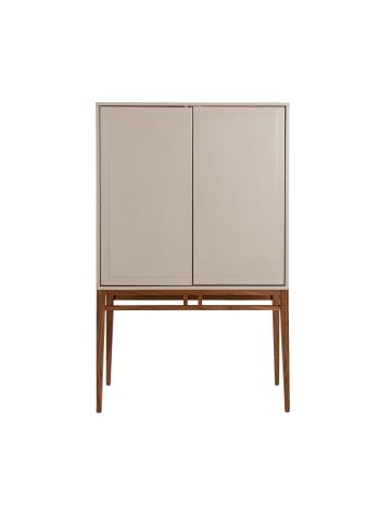Angel Cerdá Hohe Anrichte 3073 in Walnuss / Grau – (B)90 x (H)150 x (T)40 cm