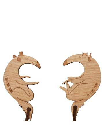 Mr. & Mrs. Panda paar schlüsselanhänger Ameisenbär verliebt ohne... in Braun