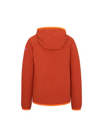 Trollkids Fleece Jacke "Sandefjord" in Dunkelorange/Hellorange