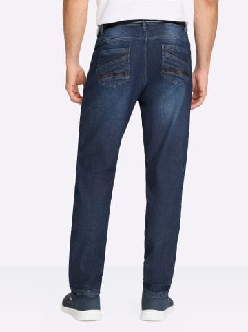 WITT WEIDEN 5-Pocket-Jeans in blue-stone-washed