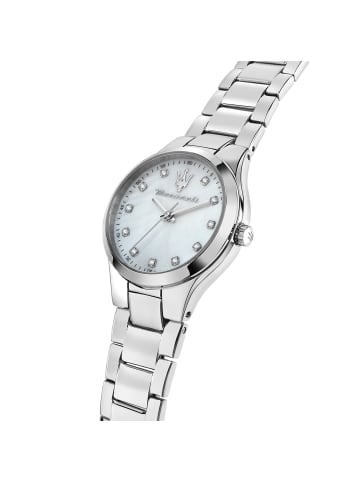 Maserati Analog-Armbanduhr Maserati Attrazione silber klein (ca. 30mm)