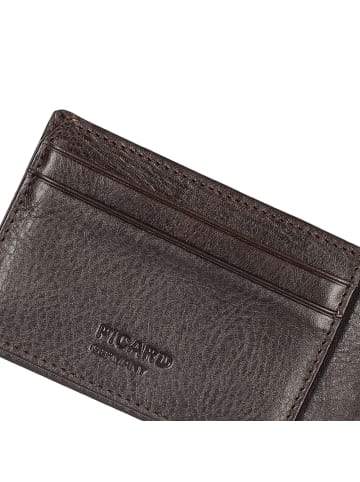 PICARD Tennessee1 Geldbörse RFID Schutz Leder 10.5 cm in chocolate