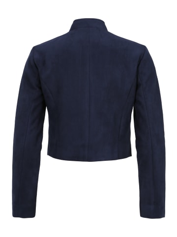 BETTY & CO Bikerjacke mit Stehkragen in Navy Blue