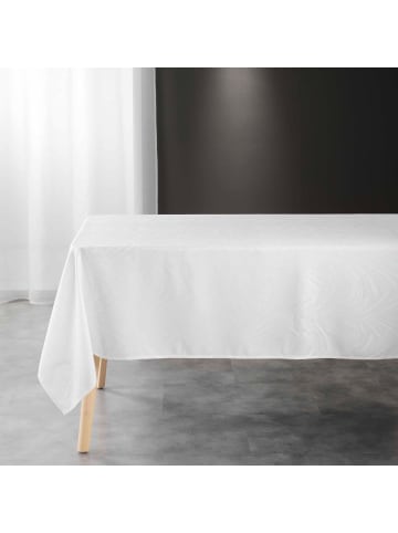 Douceur d’Intérieur Jacquard-Tischdecke LOLLY in Weiß, 140 x 240 cm