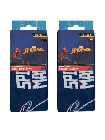 ONOMATO! 6er-Set: Socken Spider-Man in Mehrfarbig