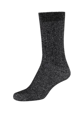 S. Oliver Kurzsocken 4er Pack silky touch in Schwarz