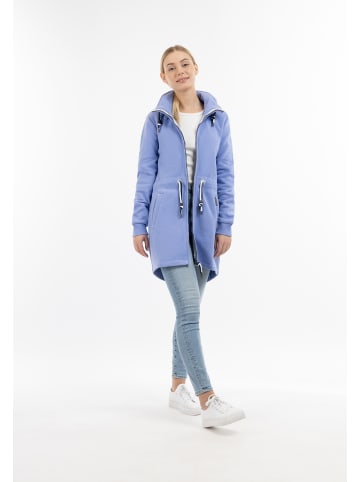 Schmuddelwedda Lange Sweatjacke in Violettblau