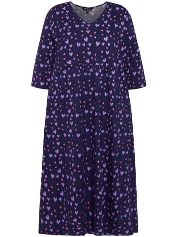 Ulla Popken Kleid in navy multi