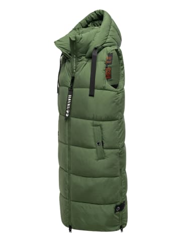 Navahoo Steppweste Schnuffelchen in Pine Olive