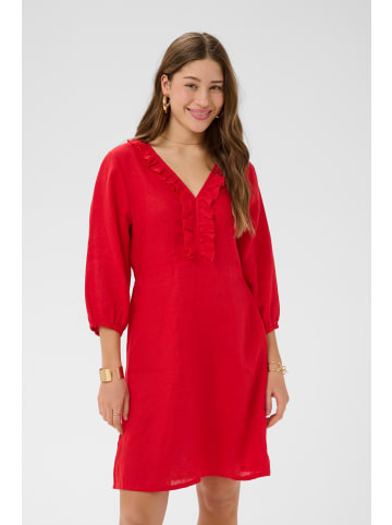 Cream Kleid CRBellis Feminine in High Risk Red