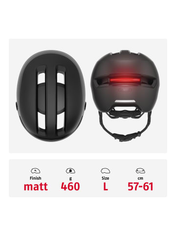 ABUS Fahrradhelm HUD-Y ACE in velvet black