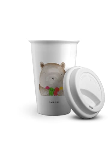 Mr. & Mrs. Panda To Go Becher Bär Gefühl ohne Spruch in Weiß
