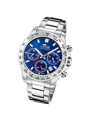 Lotus Chronograph-Armbanduhr Lotus Classic silber groß (ca. 43,5mm)
