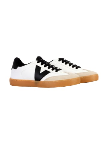 Victoria Leder-Sneaker Beige