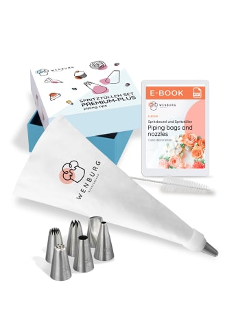 Wenburg Wenburg Spritzbeutel-Set - 11 tlg. - Edelstahl-Tüllen
