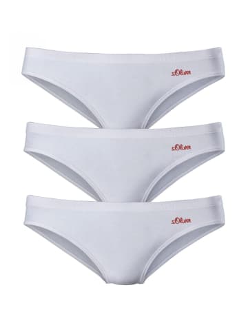 s.Oliver Bikinislip in weiß