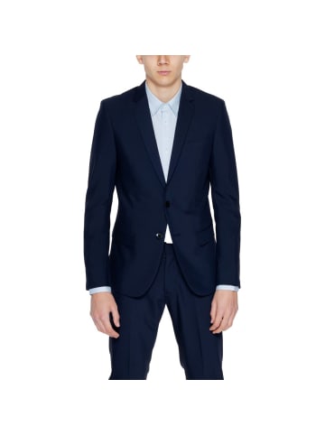 Blau Polyester Blazer