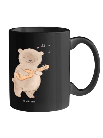 Mr. & Mrs. Panda Becher Charisma Gitarre mit Spruch in Schwarz
