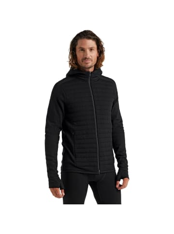 icebreaker Hoodie ZoneKnit in Schwarz