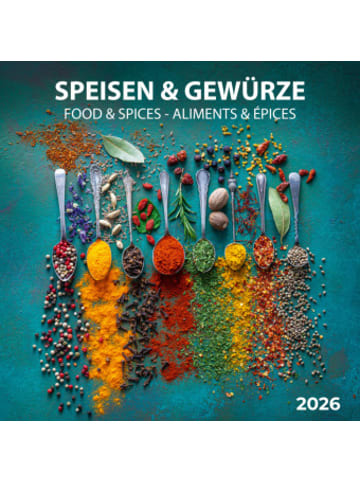 TUSHITA Kalender - Speisen und Gewürze/Food & Spices 2026