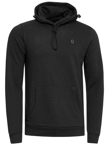 Rusty Neal Kapuzen-Sweatshirt mit Masken-Funktion in Schwarz