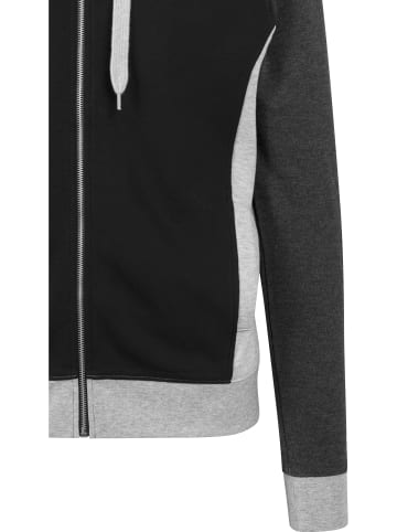 Urban Classics Sweat & Fleece - Hoodies Zipthrough in black/grey/charcoal