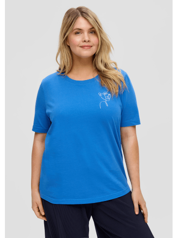 s.Oliver T-Shirt kurzarm in Blau