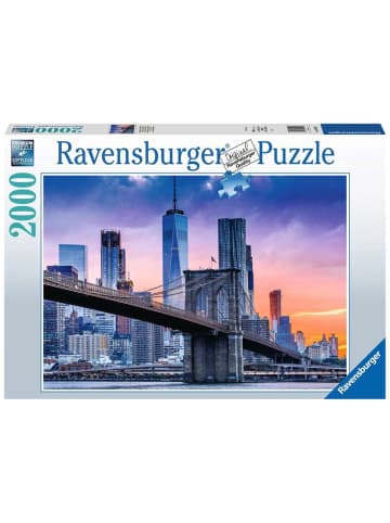 Ravensburger Puzzle 2.000 Teile Von Brooklyn nach Manhatten Ab 14 Jahre in bunt