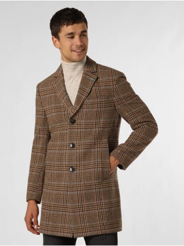 Finshley & Harding London Mantel Christopher in camel mehrfarbig