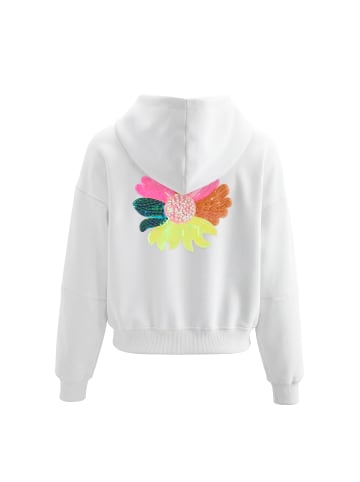 IZIA Women Hoodie in White