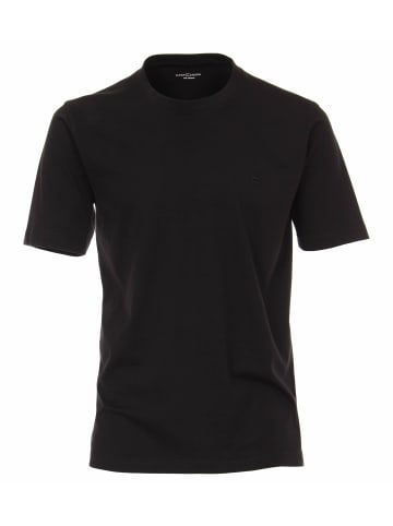 CASAMODA Rundhals T-Shirt für Herren in schwarz