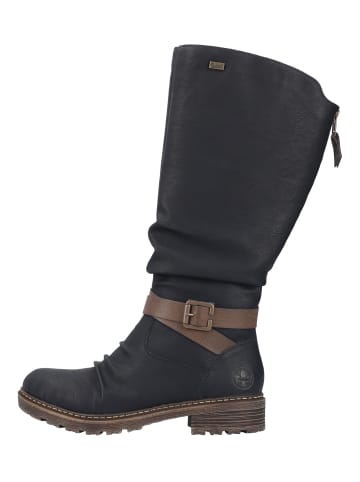 rieker Stiefel in Schwarz/Braun