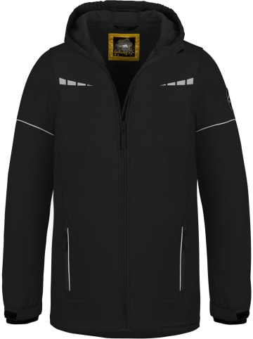 Normani Outdoor Sports Kinder Softshelljacke Galway in Schwarz