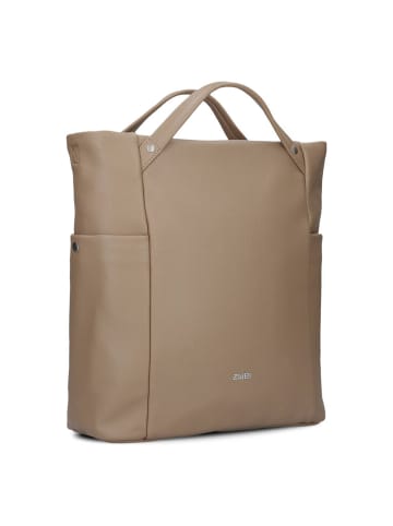 Zwei Pia Shopper Tasche 36 cm in hazel