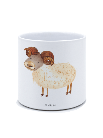 Mr. & Mrs. Panda Übertopf Sternzeichen Widder ohne Spruch in Weiß