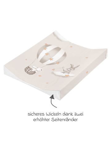 Julius Zöllner Wickelmulde Folie 2-Keil - Sternenfahrt in beige,weiss