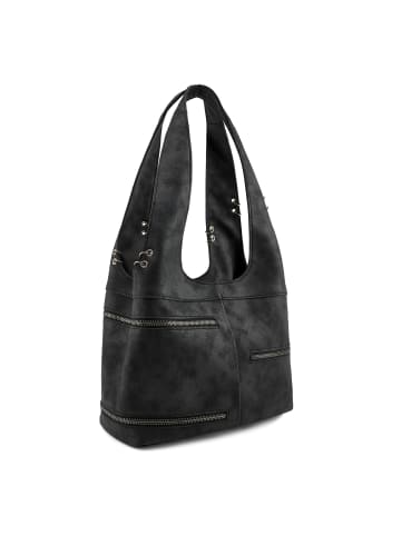 FREDs BRUDER Rebel At Heart Schultertasche Leder 29 cm in black