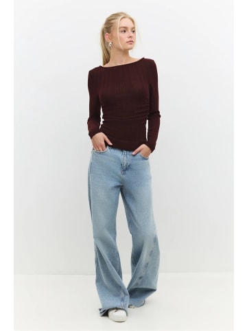 NO MATTER WHAT Blouse in Bordeaux
