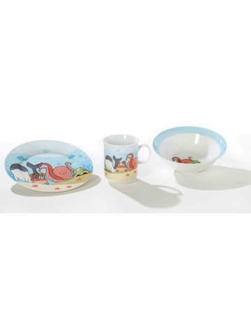 Ritzenhoff & Breker Kindergeschirr mit Platzset Unterwasserwelt in in bunt