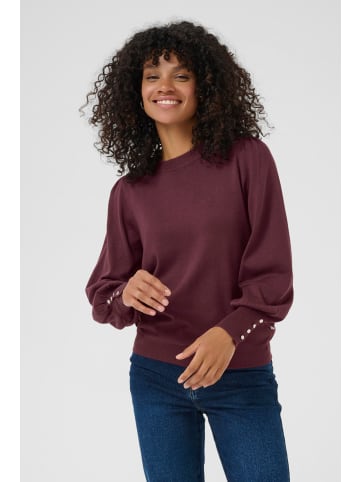 Kaffe Strickpullover KAlizza Regular fit in Windsor Wine