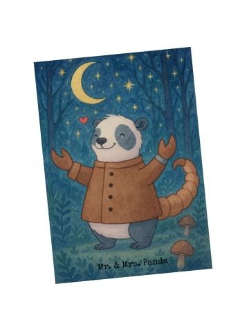 Mr. & Mrs. Panda Postkarte Skorpion Astrologie Design ohne Spruch in Weiß