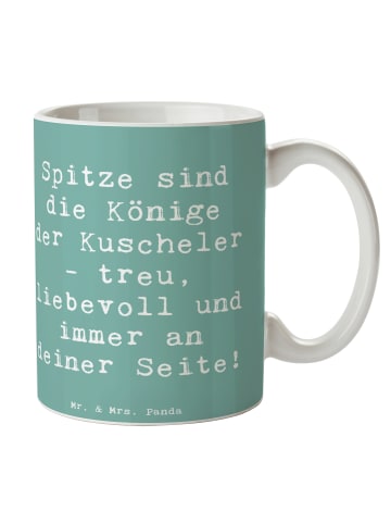Mr. & Mrs. Panda Pott Spruch Spitz König mit Spruch in Meeresbrise