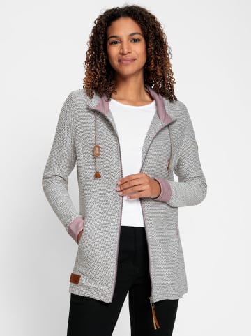 WITT WEIDEN Sweatjacke in steingrau-mauve